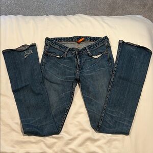 Earnest Sewn vintage like low waisted boot cut jeans HEFNER .02 great condition